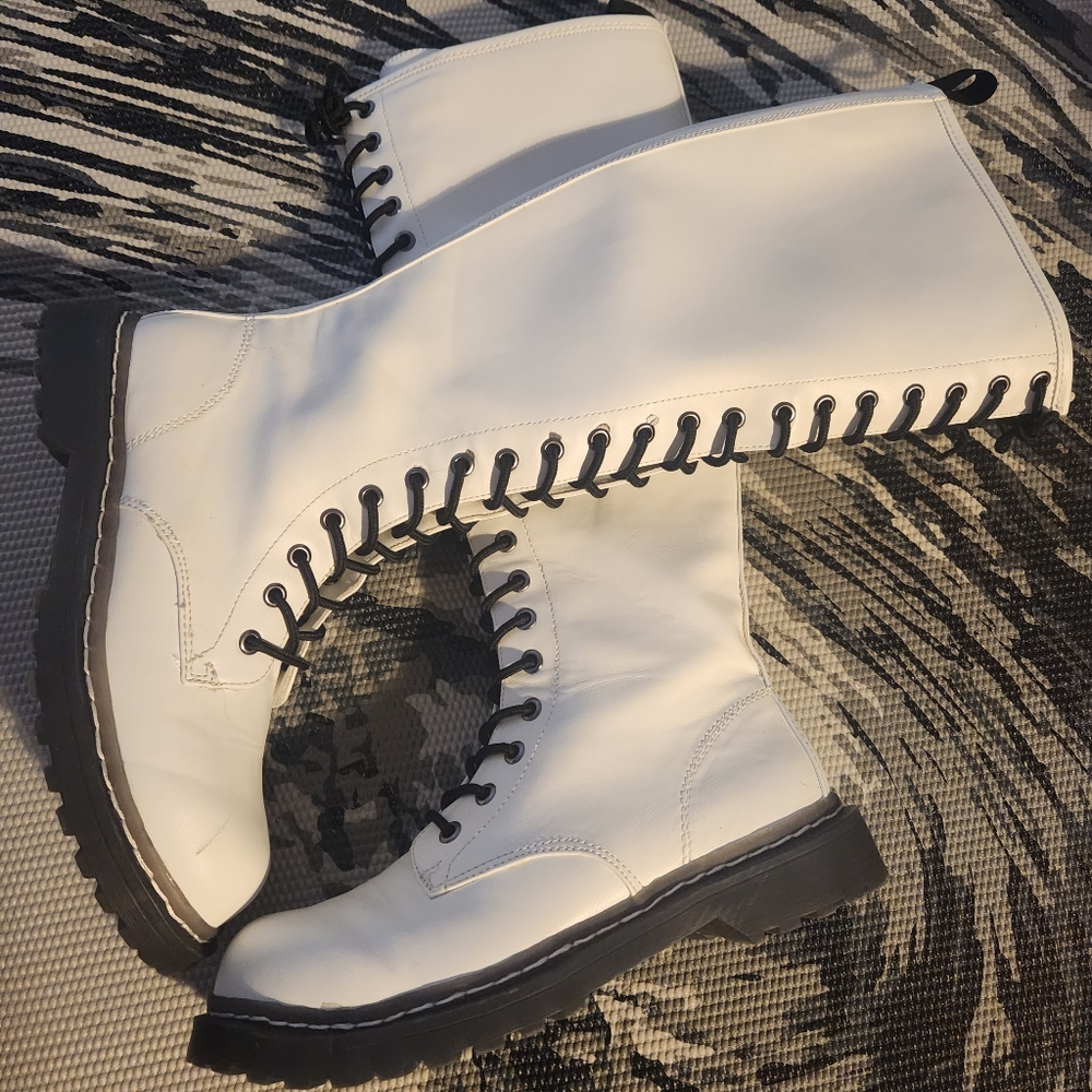 Never worn knee-high boots